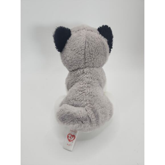 Ty Beanie Boo VelveTy Buff Husky Dog Puppy Plush Stuffed Animal Toy 2017 6" - Picture 4 of 8
